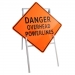 A-Frame Construction Sandwich Board Solid Steel Flag Sign Stand